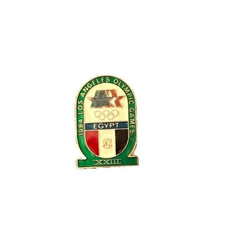 Egypt Olympic Pin Badge Noc From 1984 Los Angeles‎ Olympian GAMES